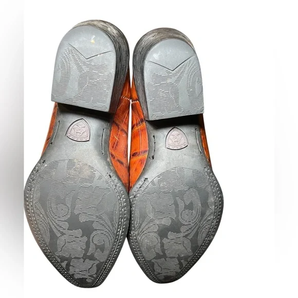 Ariat Women’s Pointed Toe Gator Print Slouch Western Cowboy Boot - Picture 4 of 8